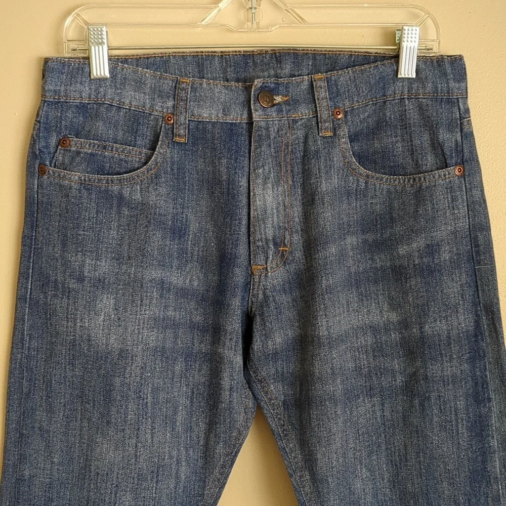 30 Wrangler Blue Denim Jeans Casual Basic Autumn Solid Color Lightweight